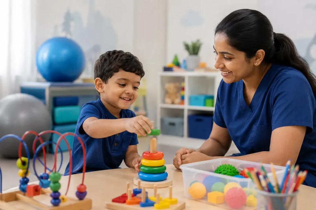 first occupational therapy session for a child